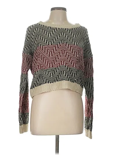 Pre-owned Rewind Pullover Sweater In Ivory