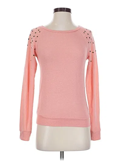 Pre-owned Rewind Pullover Sweater In Pink