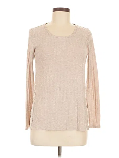 Pre-owned Rewind Pullover Sweater In Tan