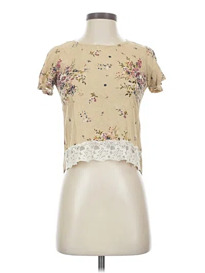 Pre-owned Rewind Short Sleeve Blouse In Ivory