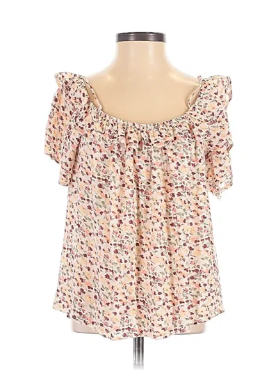 Pre-owned Rewind Short Sleeve Blouse In Ivory