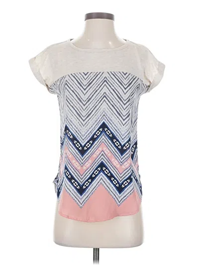 Pre-owned Rewind Short Sleeve Blouse In Pink