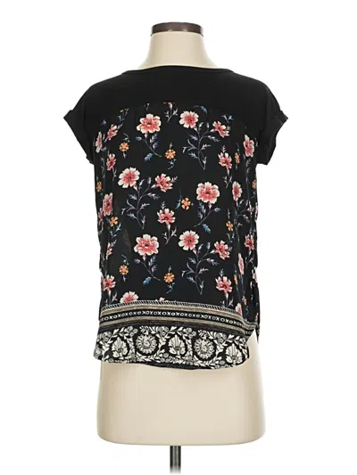 Pre-owned Rewind Short Sleeve T-shirt In Black