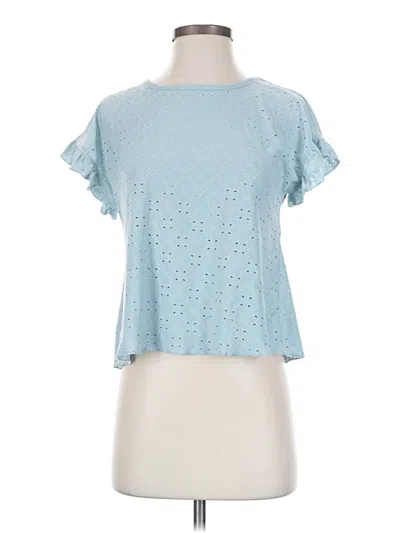 Pre-owned Rewind Short Sleeve T-shirt In Blue