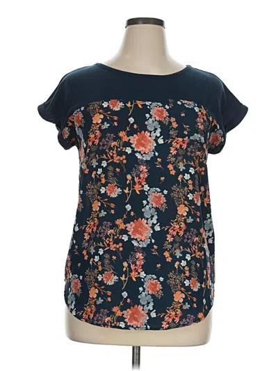 Pre-owned Rewind Short Sleeve T-shirt In Blue