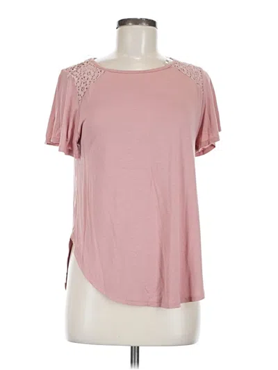 Pre-owned Rewind Short Sleeve T-shirt In Pink