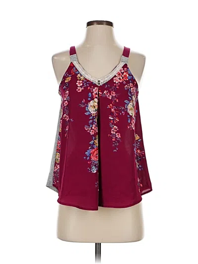 Pre-owned Rewind Sleeveless Blouse In Burgundy