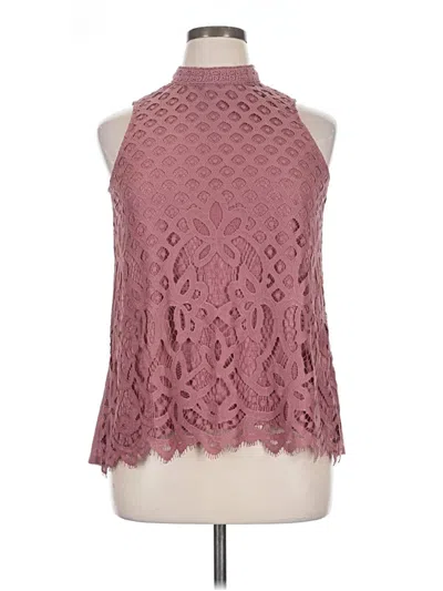 Pre-owned Rewind Sleeveless Blouse In Burgundy