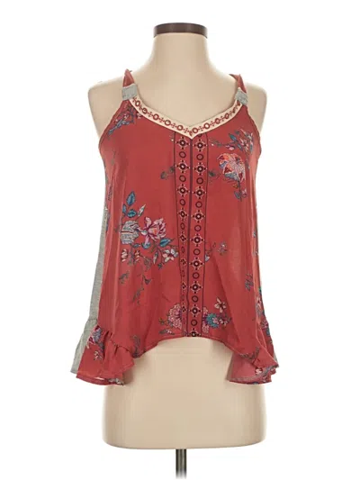 Pre-owned Rewind Sleeveless Blouse In Red