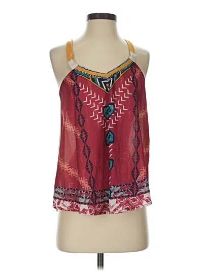 Pre-owned Rewind Sleeveless Blouse In Red
