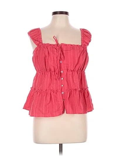 Pre-owned Rewind Sleeveless Blouse In Red