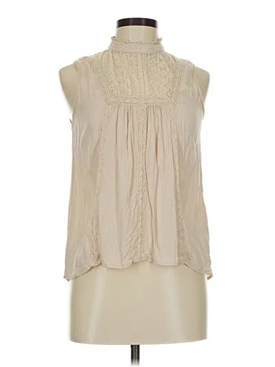Pre-owned Rewind Sleeveless Blouse In White