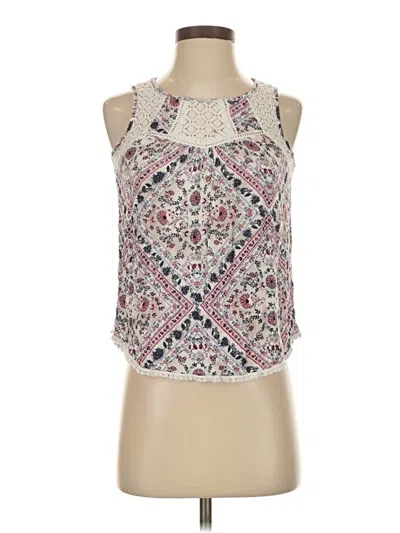 Pre-owned Rewind Sleeveless Blouse In White