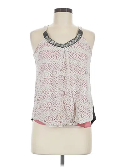 Pre-owned Rewind Sleeveless Blouse In White