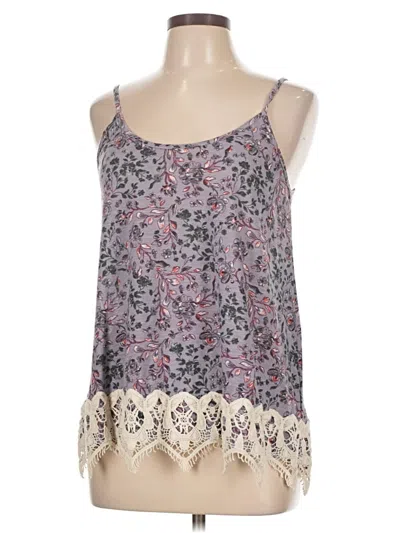 Pre-owned Rewind Sleeveless Top Purple Halter Neckline Tops