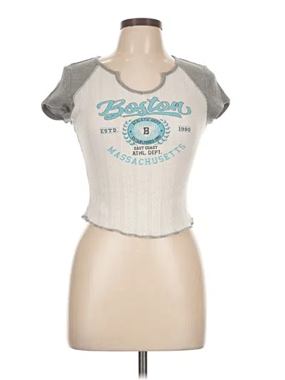 Pre-owned Rewind Sleeveless T-shirt In Silver