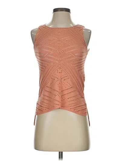 Pre-owned Rewind Sweater Vest In Orange