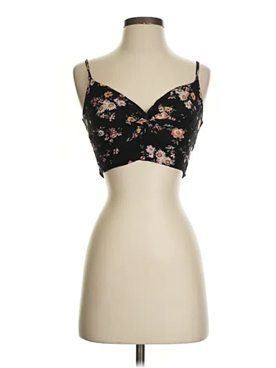 Pre-owned Rewind Tank Top Black Sweetheart Neckline Tops