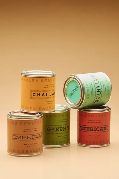 Rewined Barista 6 oz Scented Tin Candle In Americano At Urban Outfitters In Multi