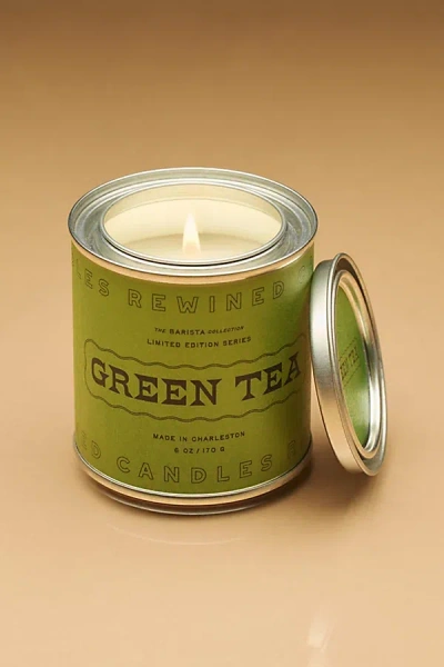 Rewined Barista 6 oz Scented Tin Candle In Green Tea At Urban Outfitters
