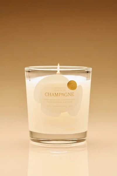 Rewined Sparkling 10 oz Scented Candle In Champagne At Urban Outfitters In Neutral