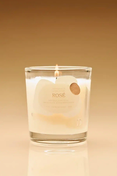 Rewined Sparkling 10 oz Scented Candle In Rose At Urban Outfitters In Neutral