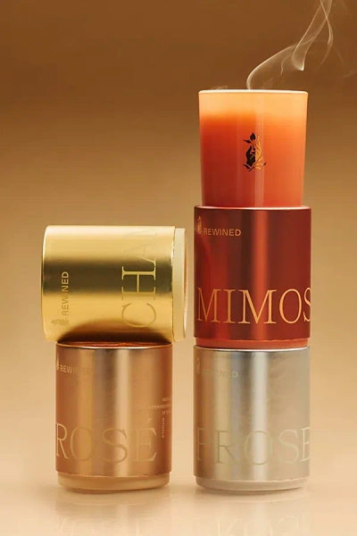 Rewined Sparkling 5.5 oz Scented Candle In Mimosa At Urban Outfitters In Burgundy
