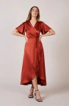 Rewritten Florence Waterfall Hem Dress