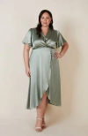 Rewritten Florence Waterfall Hem Dress