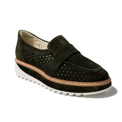 Rex Shoes Women's Carolyn Loafers In Thyme In Black