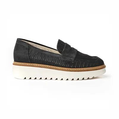 Rex Shoes Women's Lauren Loafer In Charcoal In Multi