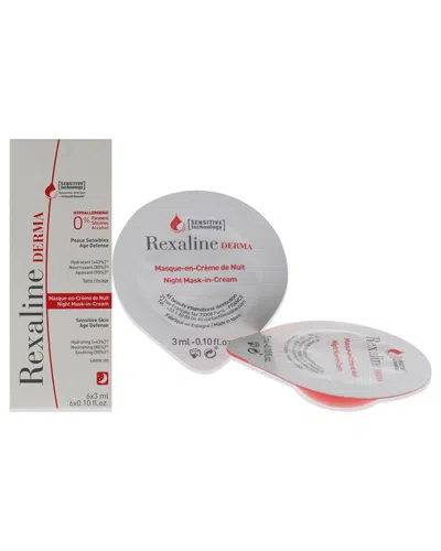 Rexaline Unisex 6 X 0.10oz Derma Night Mask-in-cream In Transparent