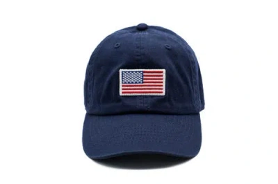 Rey To Z Kids'  Flag Baseball Hat In Blue