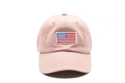Rey To Z Kids'  Flag Baseball Hat In Pink