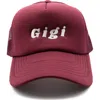 Rey To Z Gigi Foam Trucker Hat In Burgundy