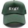 Rey To Z Gigi Foam Trucker Hat In Green