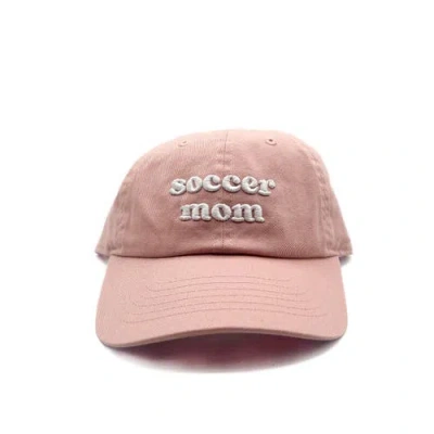Rey To Z Soccer Mom Baseball Hat In Pink