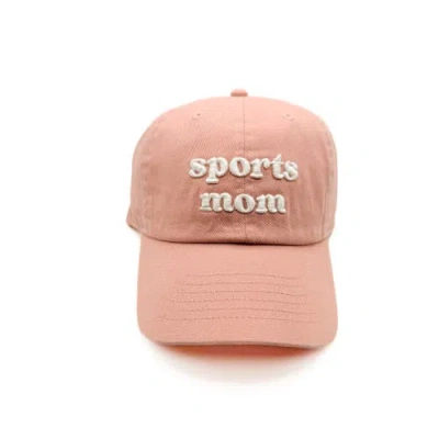 Rey To Z Sports Mom Baseball Hat In Pink
