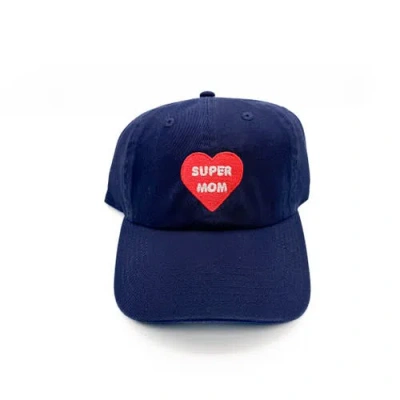 Rey To Z Super Mom Baseball Hat In Blue