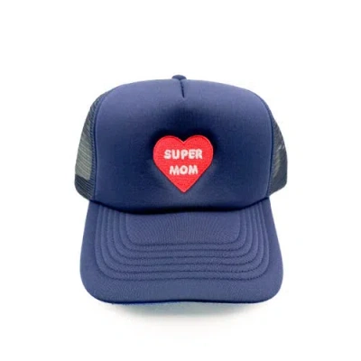Rey To Z Super Mom Trucker Hat In Blue