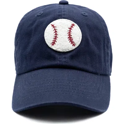 Rey To Z Kids'  Terry Baseball Hat In Blue