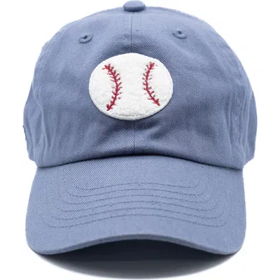 Rey To Z Kids'  Terry Baseball Hat In Blue