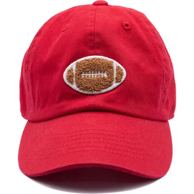 Rey To Z Terry Football Hat In Red