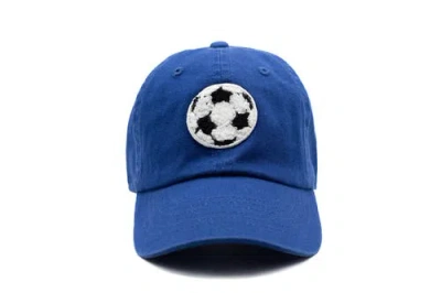 Rey To Z Kids'  Terry Soccer Hat In Blue