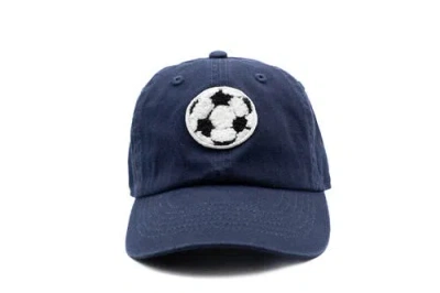 Rey To Z Kids'  Terry Soccer Hat In Blue