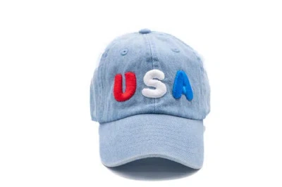 Rey To Z Kids'  Usa Baseball Hat In Blue