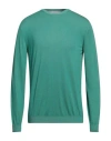 Reyer Man Sweater Emerald Green Size 42 Viscose, Cashmere In Green