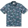Reyn Spooner Aloha Kai Classic Fit Short Sleeve Button-down Shirt In Black