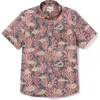 Reyn Spooner Aloha Kai Tailored Fit Short Sleeve Button-down Shirt In Nightshade