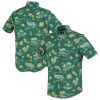 Reyn Spooner Green Green Bay Packers Throwback Kekai Performance Button-down Shirt In Green